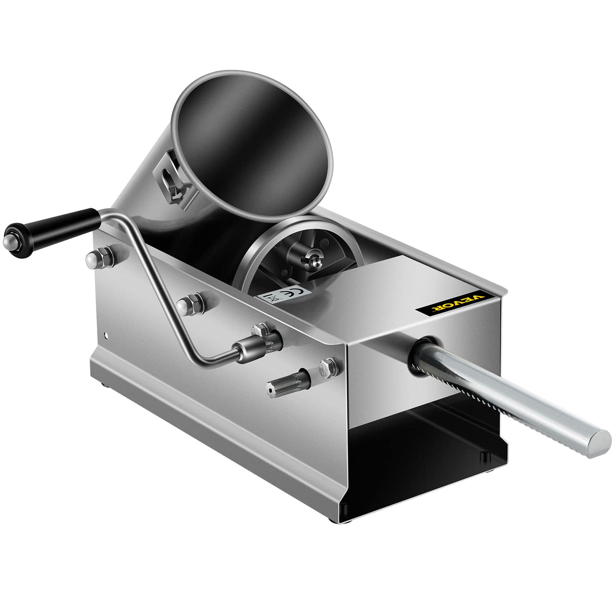 3L Manual Stainless Steel Sausage Stuffer with 5 Filling Nozzles J30519