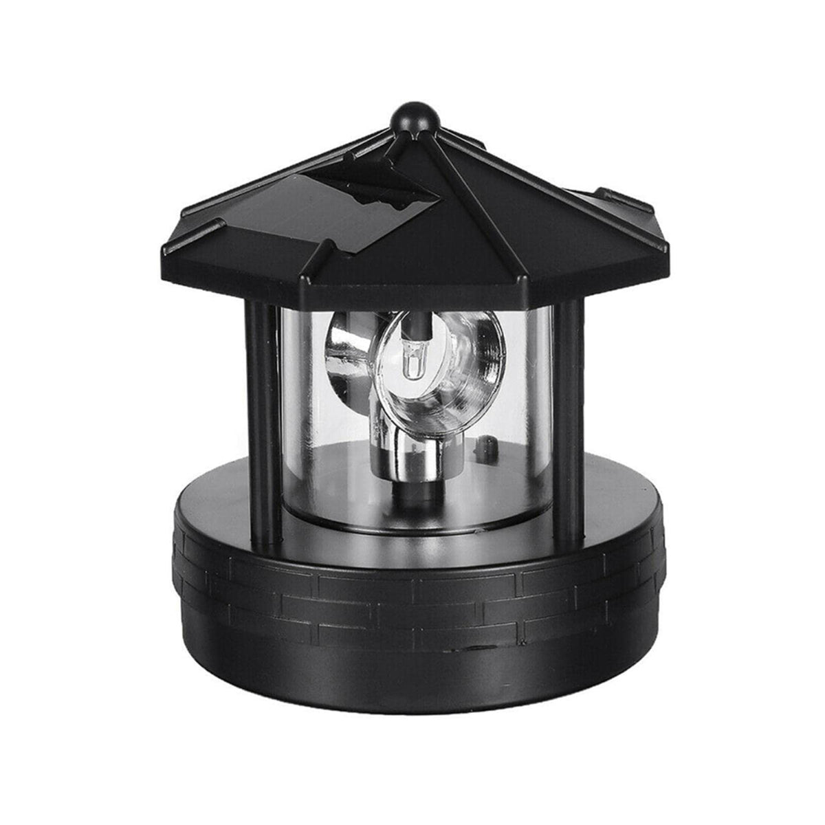 Solar Lighthouse Lamp 360° Rotatable LED IP44 Waterproof Q629