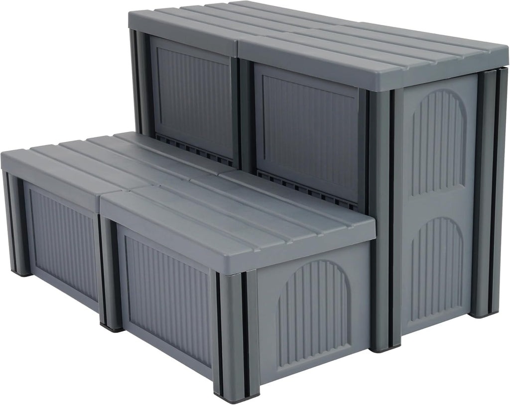27" 2-Step Hot Tub Steps with Storage W766661