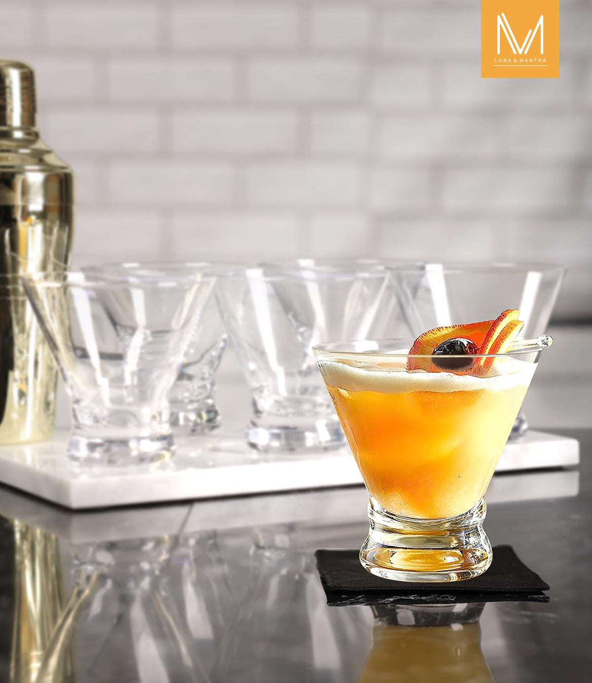 Martini Glasses Set of 4 M571