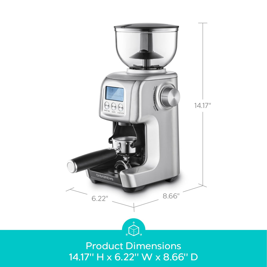 Electric Conical Burr Coffee Grinder with LCD Display T303