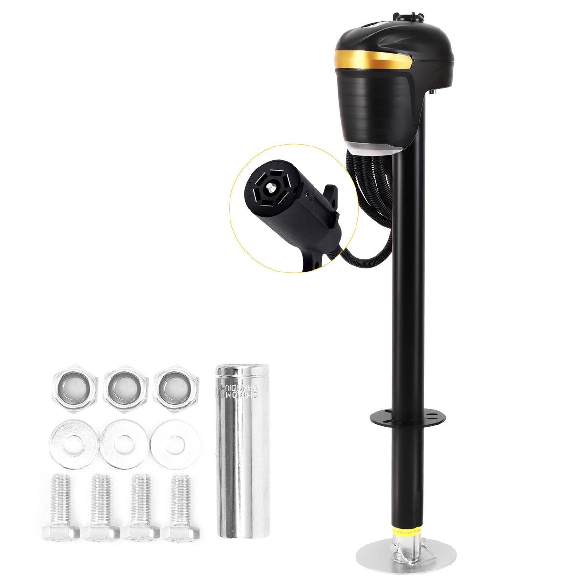12V Electric A-Frame Trailer Tongue Jack 5000lb U69046