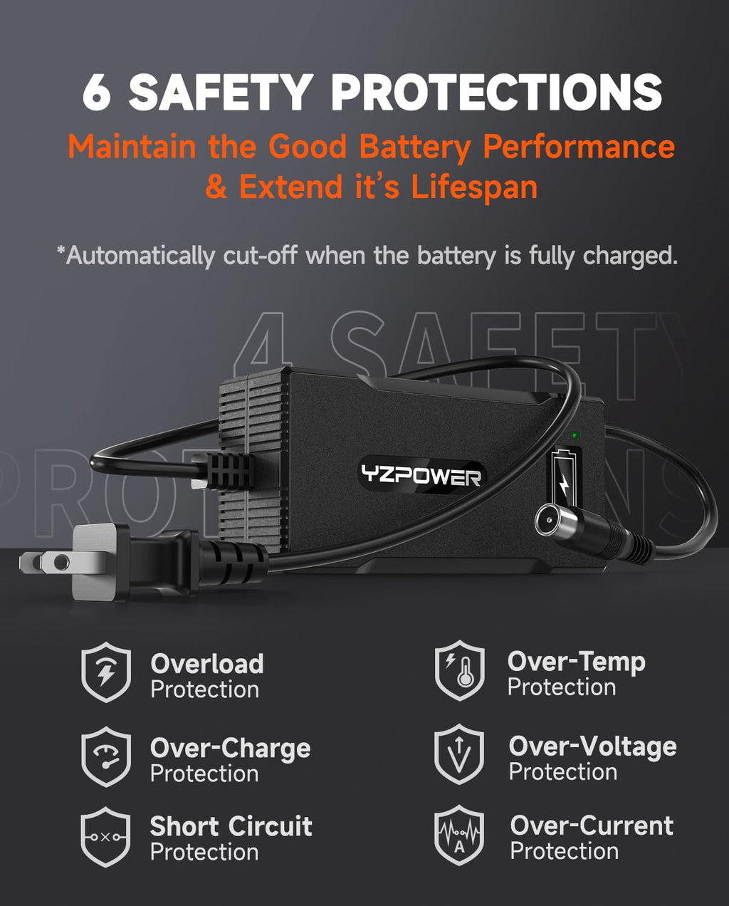 42V 5A Scooter Lithium Battery Charger T8425