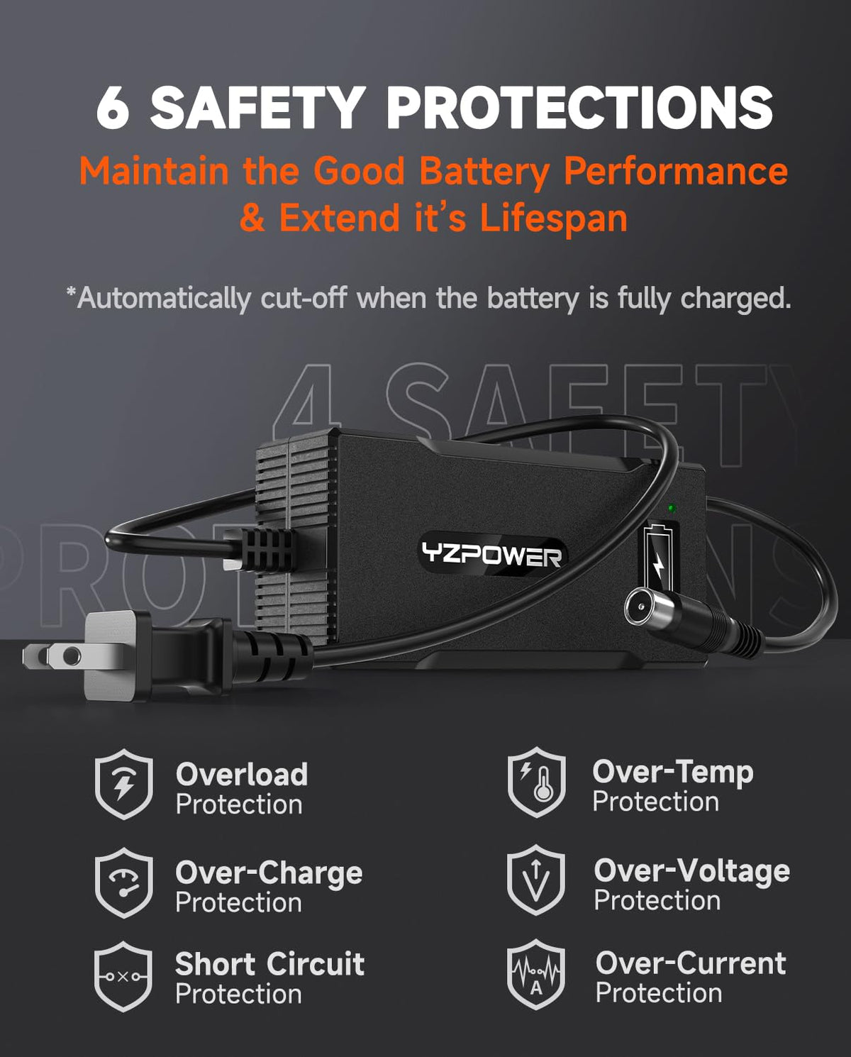 42V 5A Scooter Lithium Battery Charger T8425