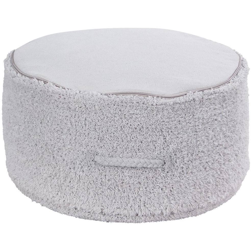 Pearl Grey Pouffe Y829767