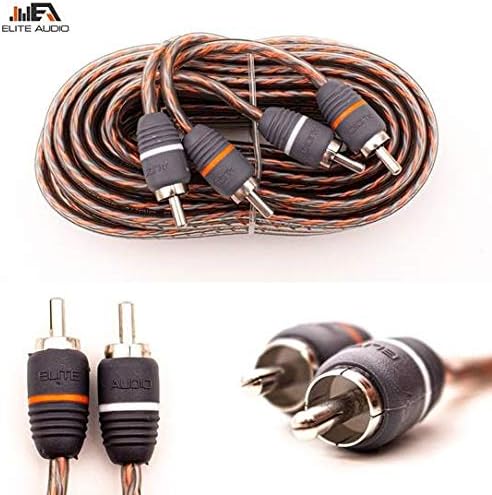 0 Gauge CCA Amplifier Wiring Kit with 20 feet 0 AWG and 2-Channel RCA Interconnects M420817