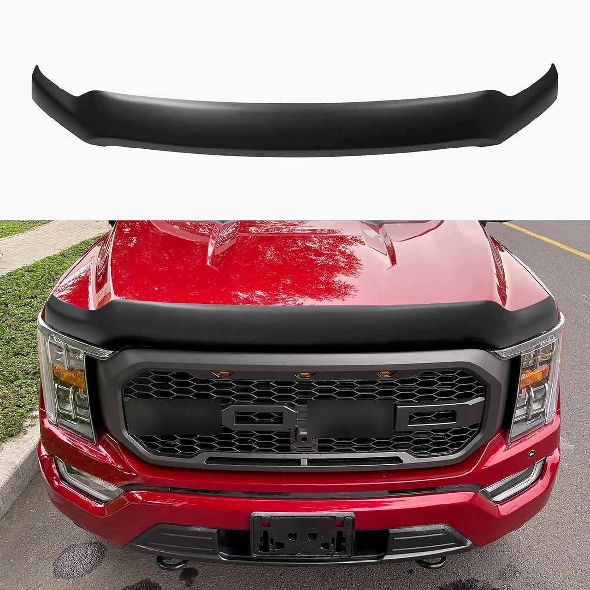 Matte Black Hood Shield for Ford F150 N94066