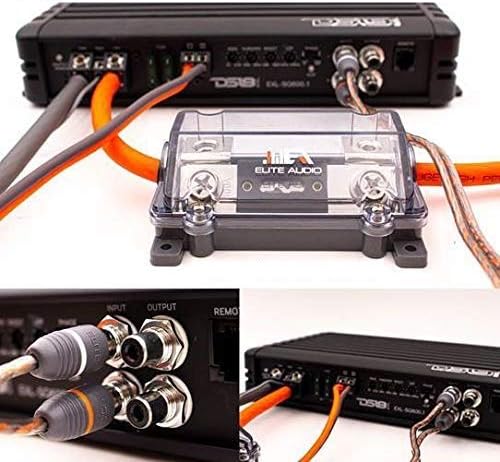 0 Gauge CCA Amplifier Wiring Kit with 20 feet 0 AWG and 2-Channel RCA Interconnects M420817