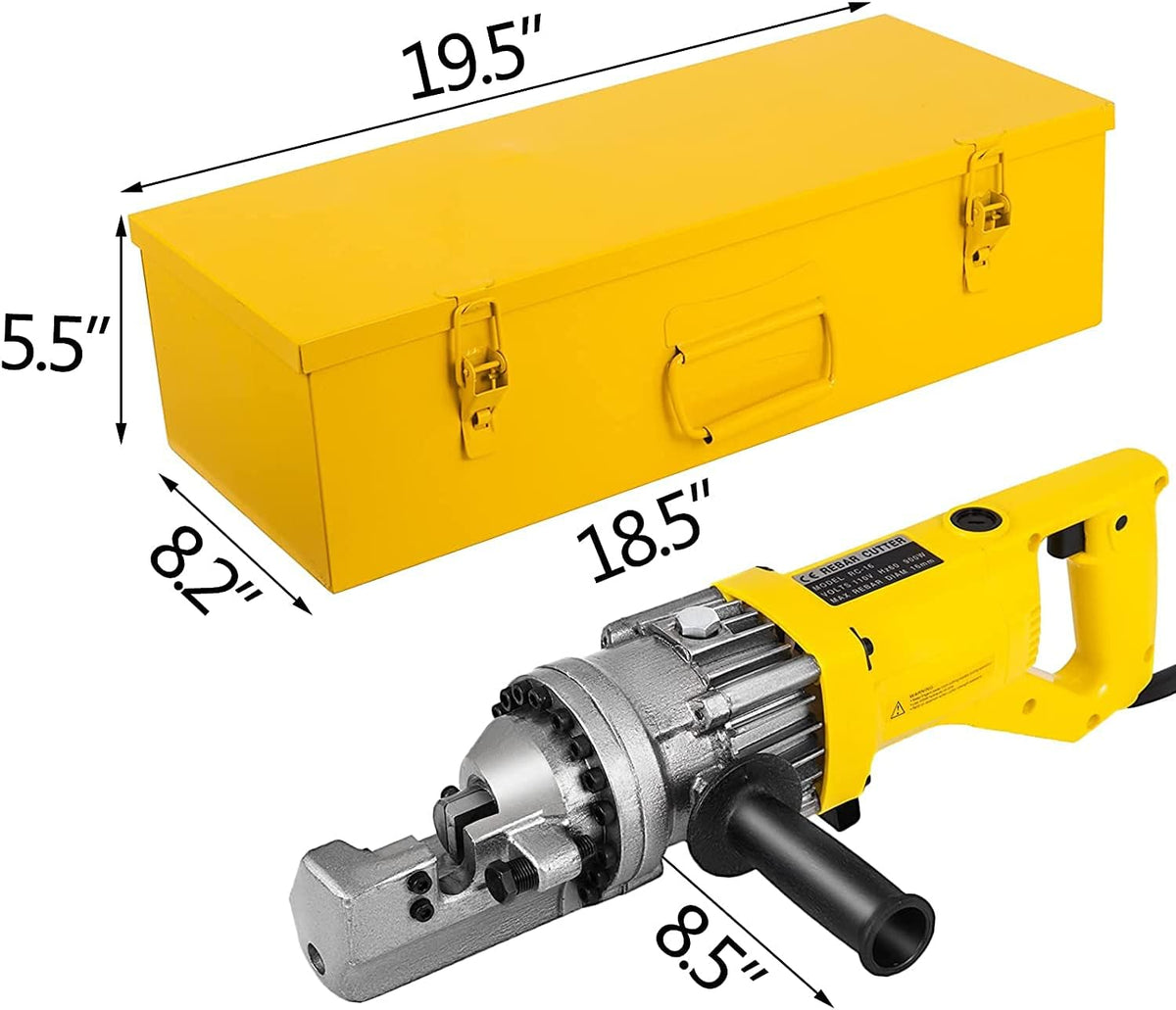 Electric Rebar Cutter, 5/8 Inch, 12 Pcs Jaw Blades, 900W H151310