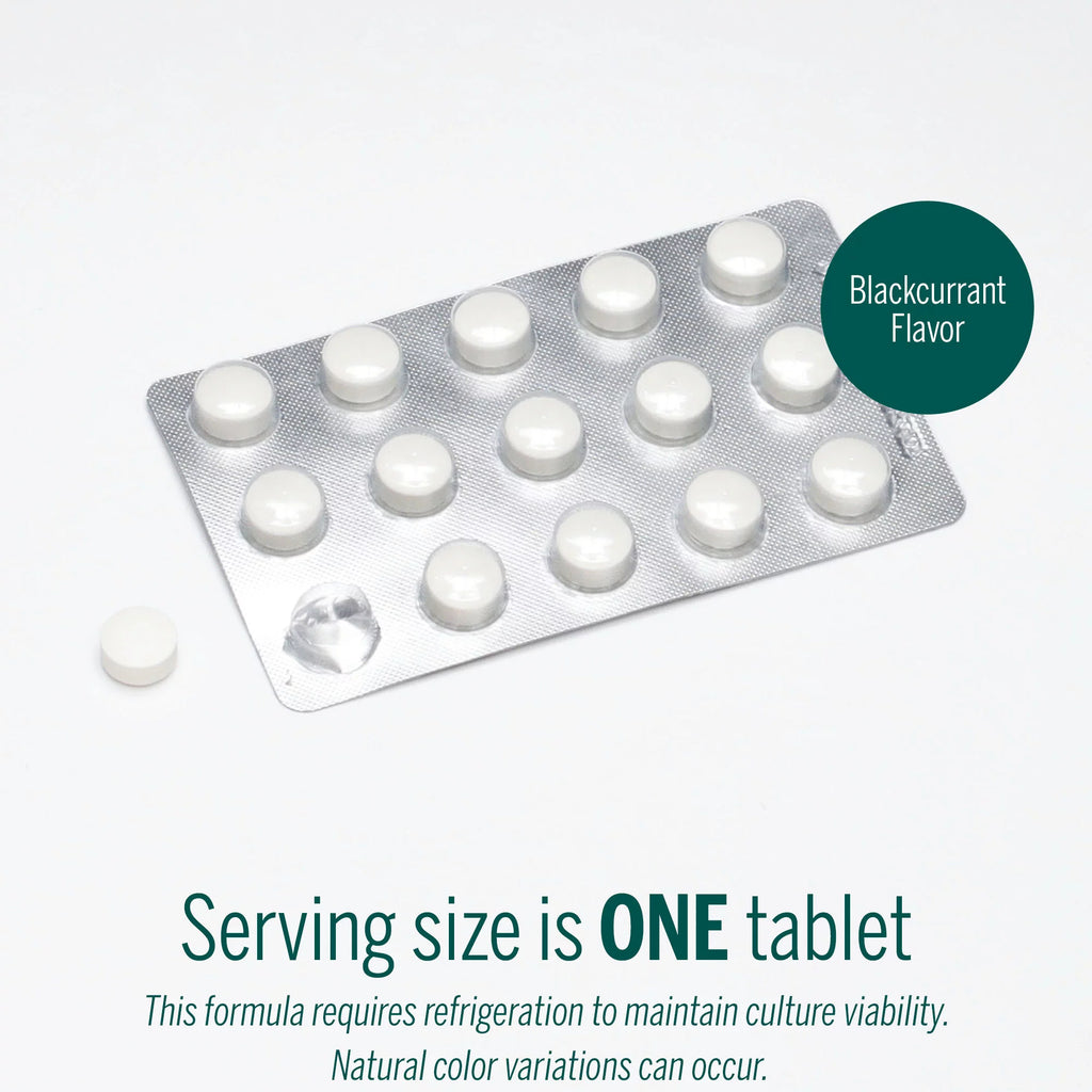 Probiotic Chewable Tablets Blackcurrant Flavor C6016