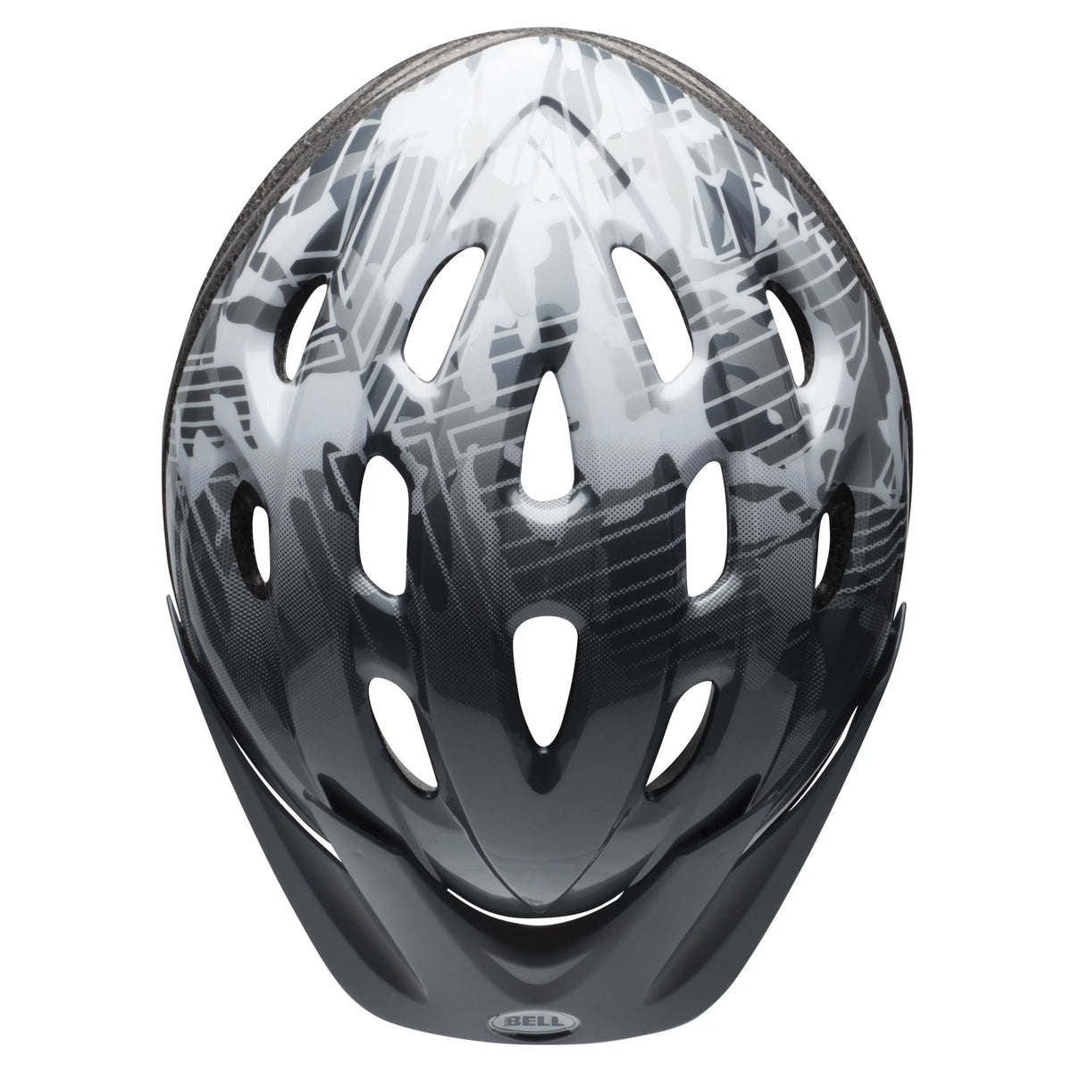Boys Bike Helmet Dark Titanium/White Child 5+ 52-56cm A6206
