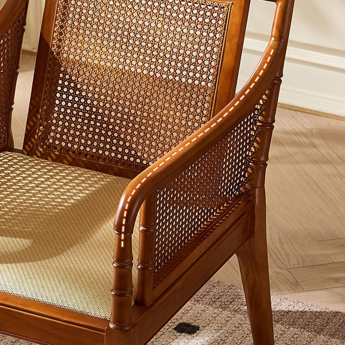 Wicker Rattan Chair T8377