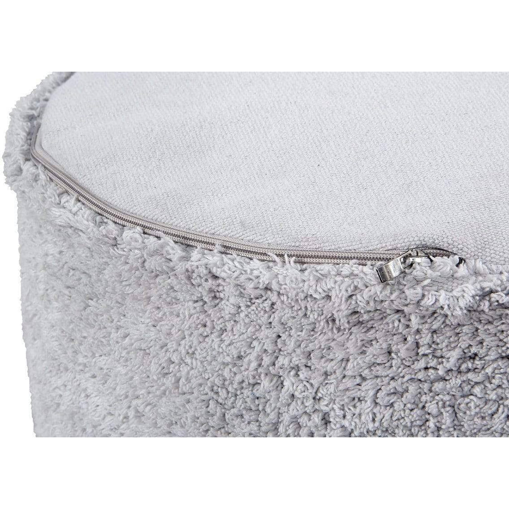 Pearl Grey Pouffe Y829767