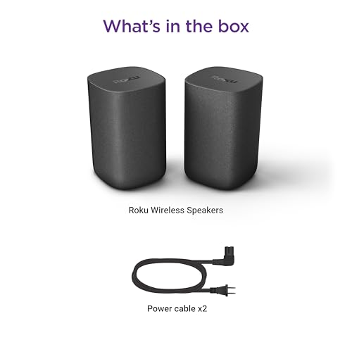 Black Wireless Speakers 2 Count N51241