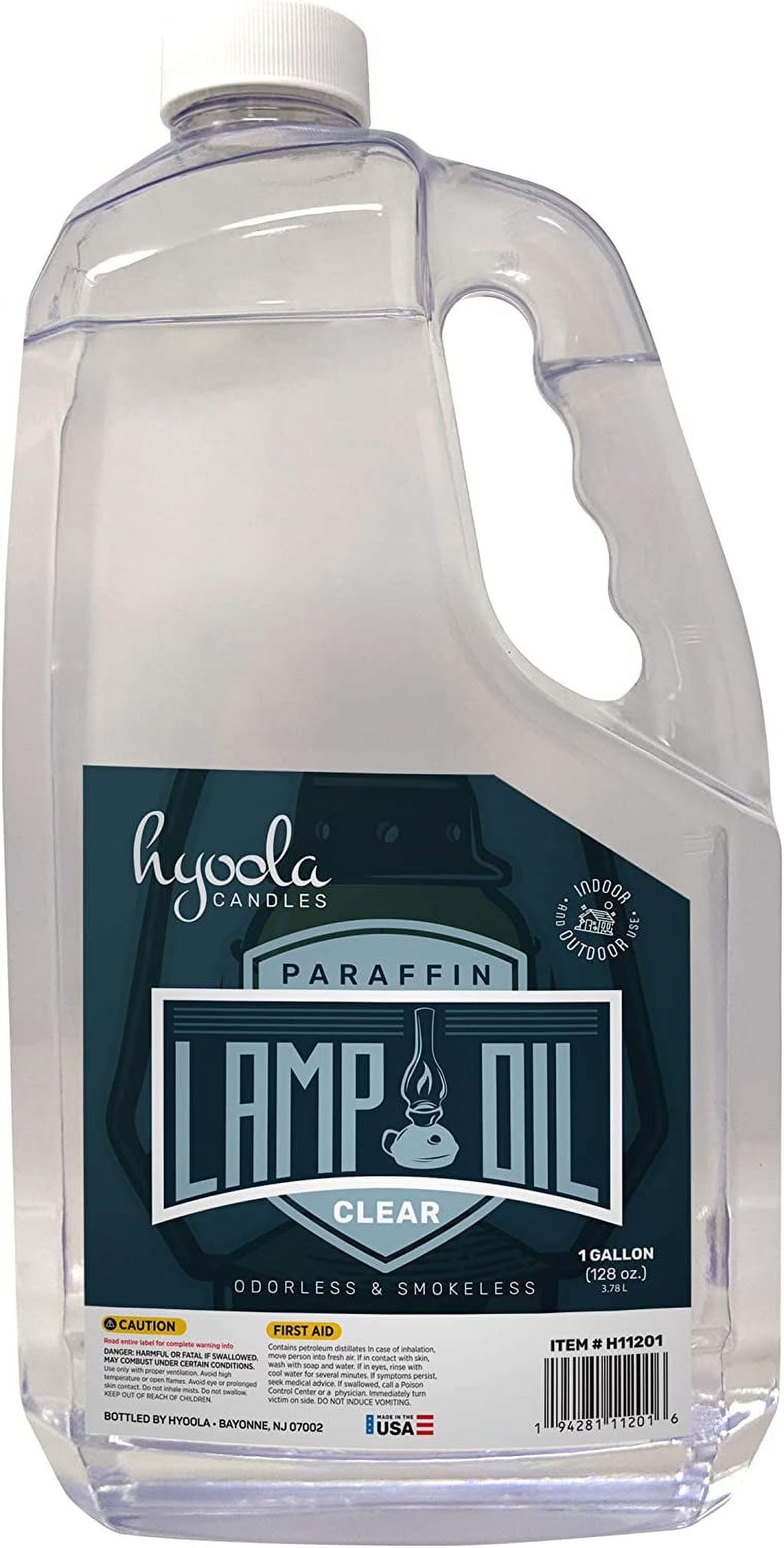 Clean Smokeless Liquid Paraffin Lamp Oil, Clear, 1 Gallon S81468