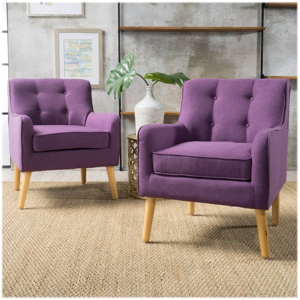 Purple Accent Chair (Set of 2) G9595