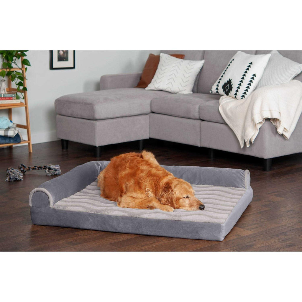 Velvet Chaise Lounge Dog Bed A3594
