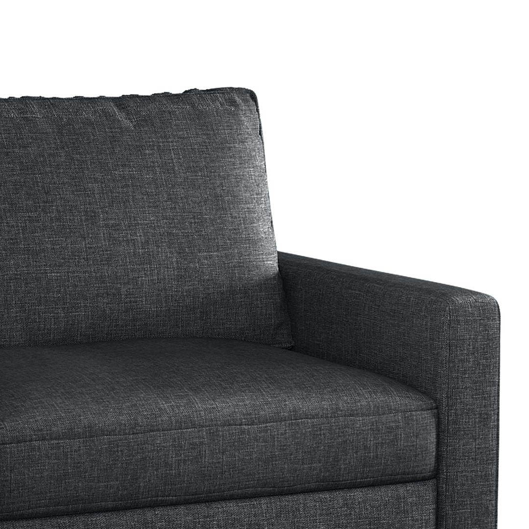 Dark Gray Linen Sleeper Sofa Couch S44913