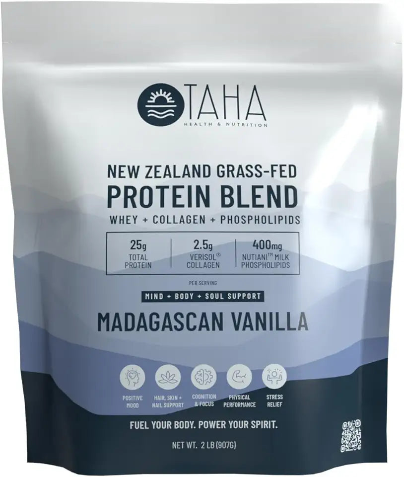 Protein Blend - Madagascan Vanilla, 25g Whey & Collagen Protein, 2LB A762143
