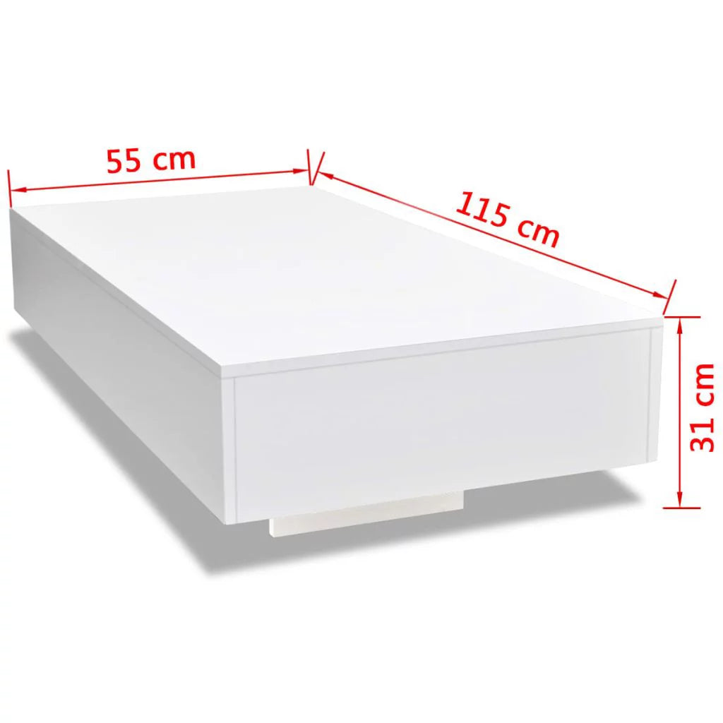 White High Gloss Coffee Table Y97336