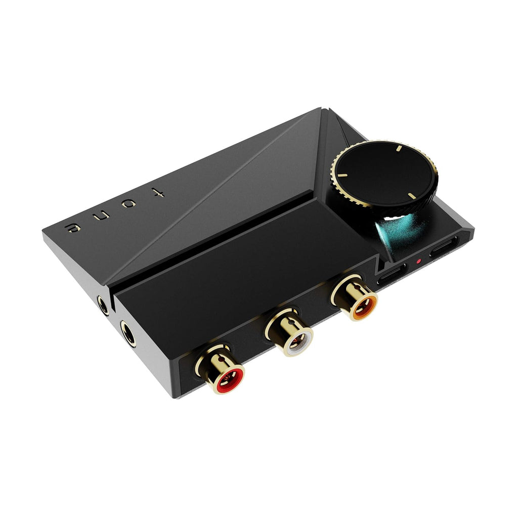 Black USB DAC and Headphone Amplifier N298