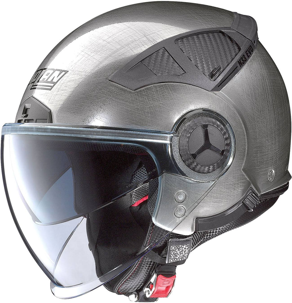 Scratched Chrome Helmet Size L B611