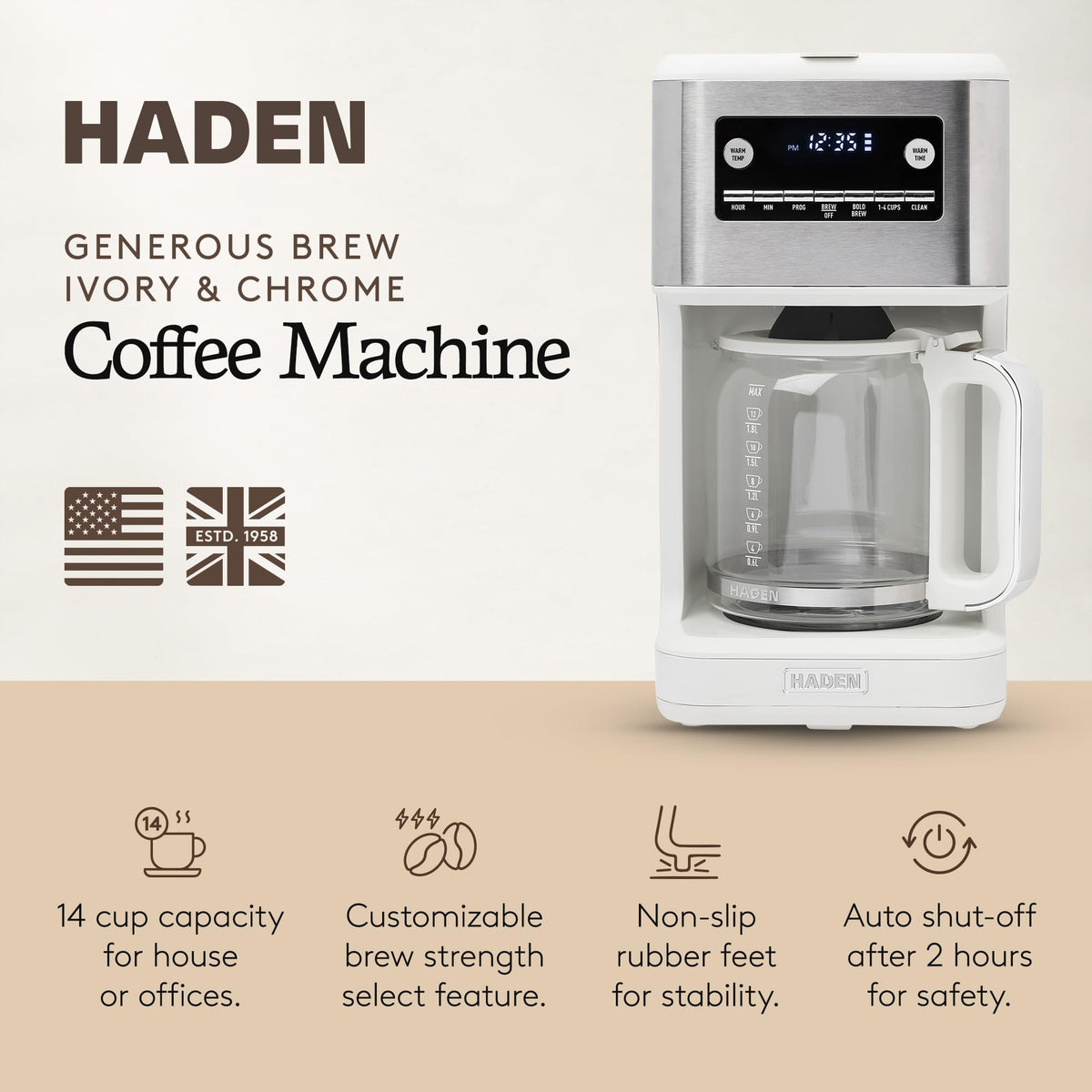 14 Cup Programmable Drip Coffee Maker P544