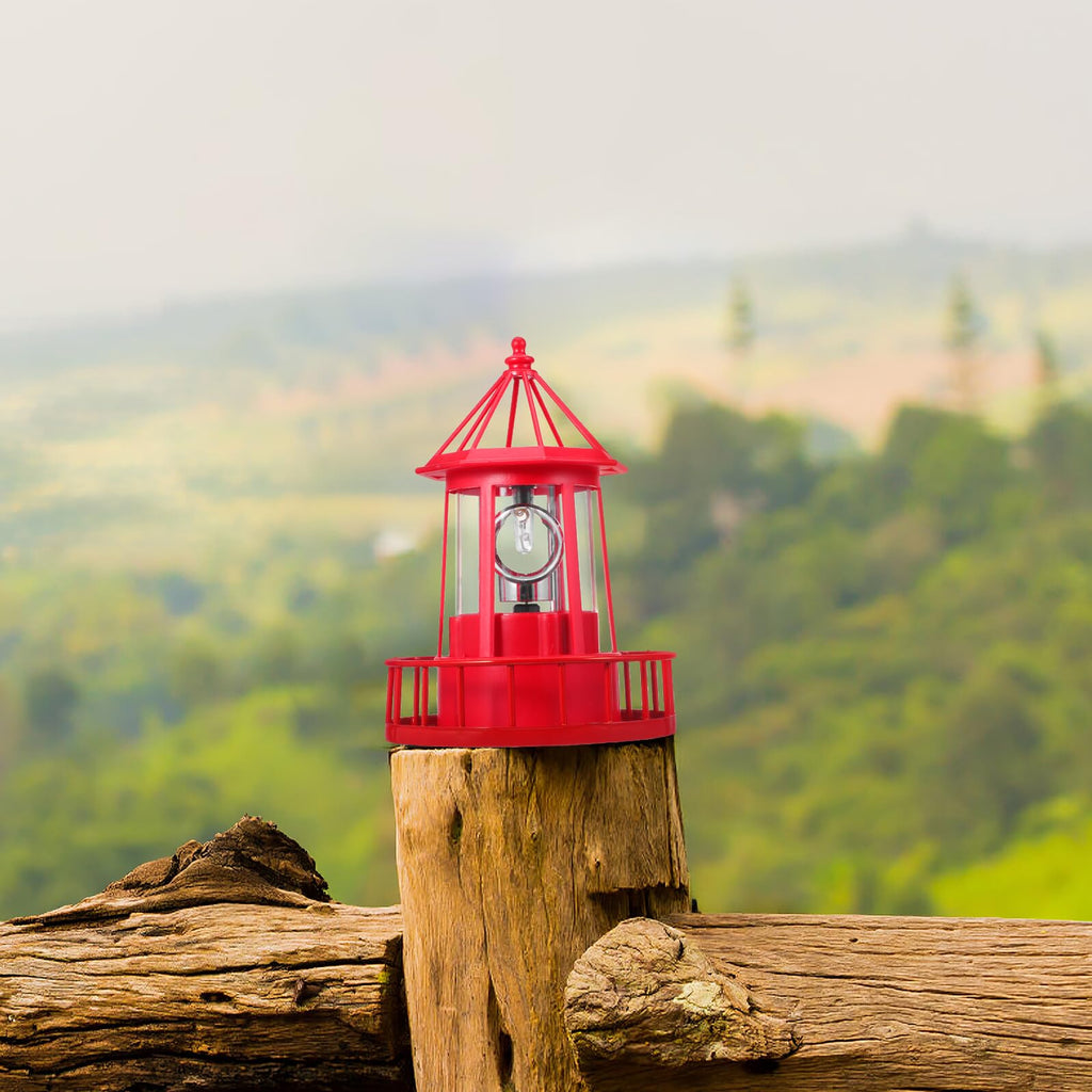 Solar Powered Rotating Lighthouse B525