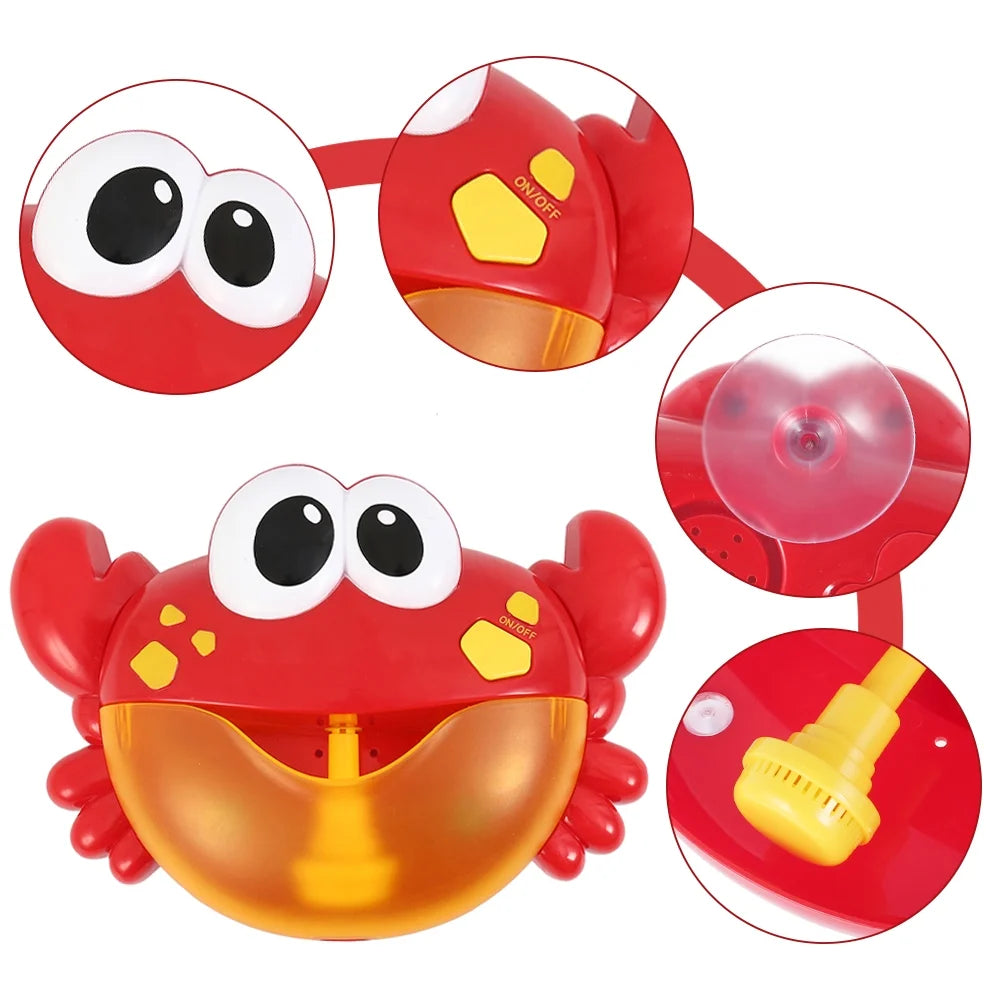 Musical Bubble Crab Bath Shower Toys H4227