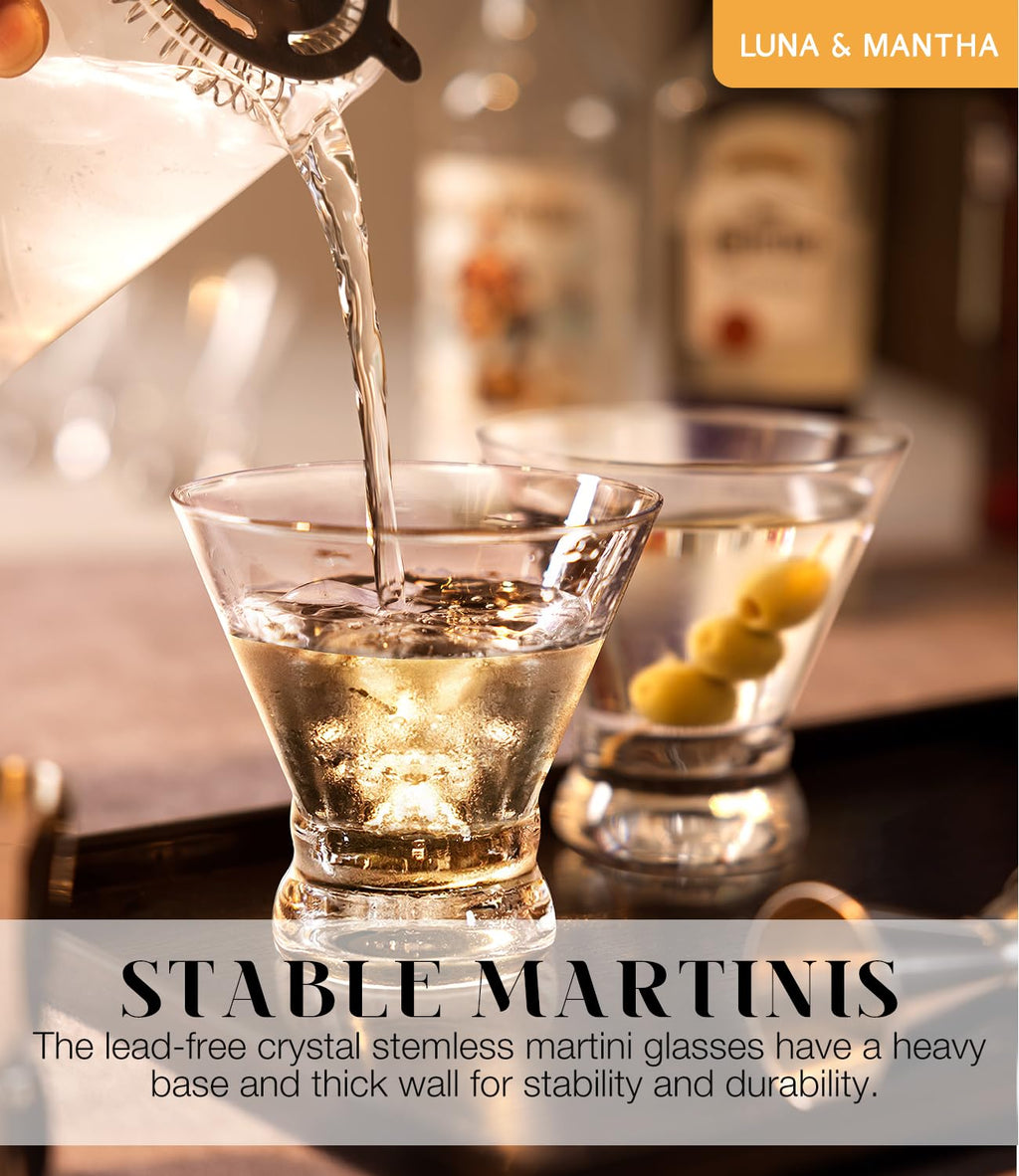 Martini Glasses Set of 4 M571