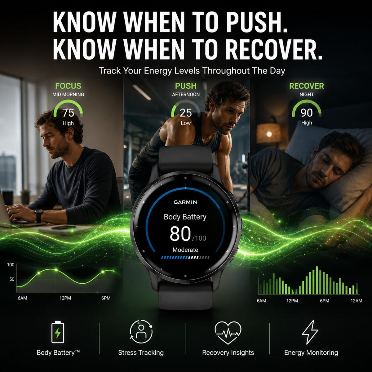 Black 45mm GPS Smartwatch U17770