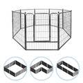 Foldable Metal Pet Playpen with Gate Y1455