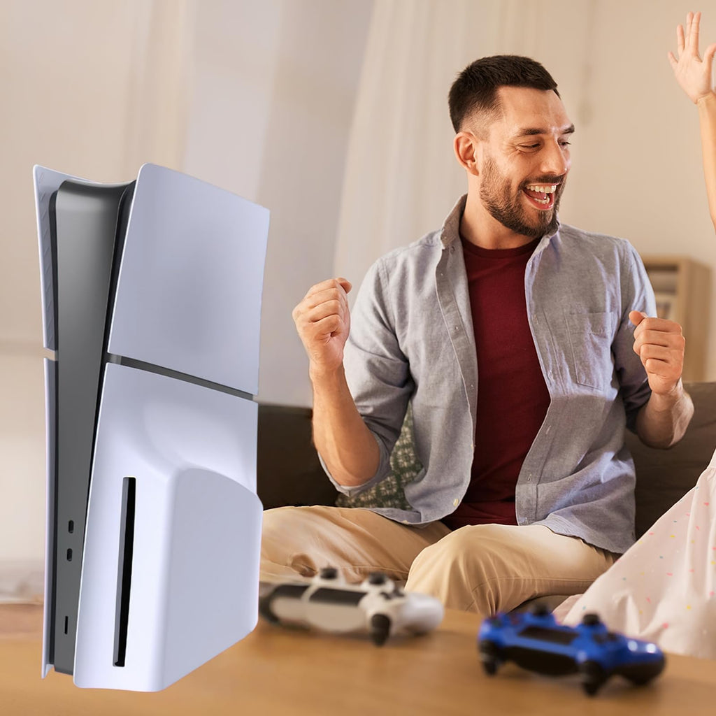 White PS5 Slim Disc Edition Face Plates J29408