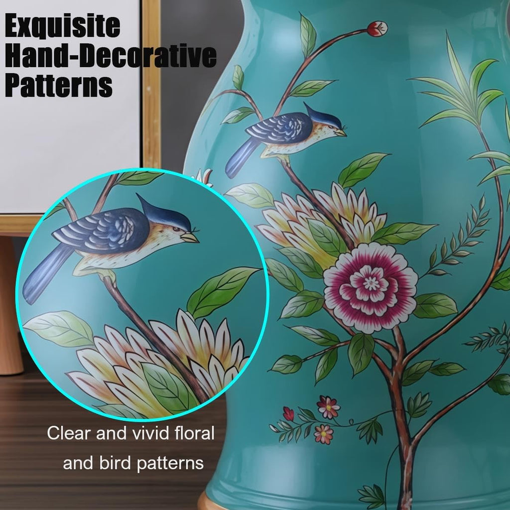 Ceramic Garden Stool Hand-Painted Drum Stool U6501