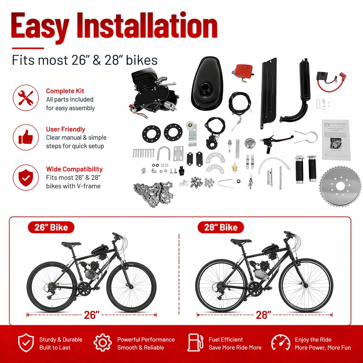 110CC 2 Stroke Bicycle Engine Kit with CDI System B533444