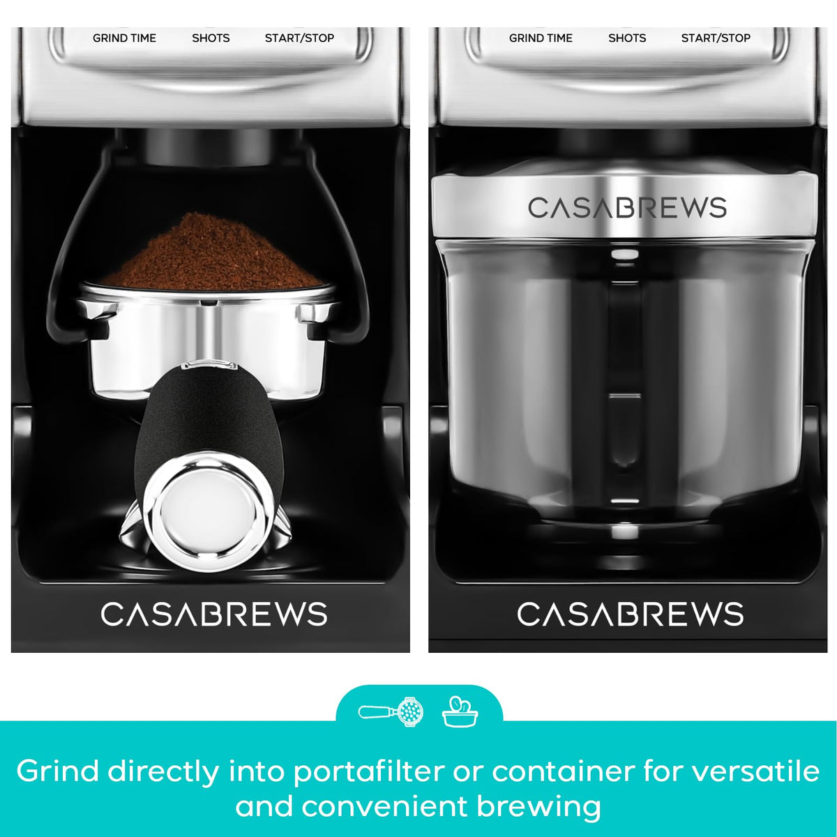 Electric Conical Burr Coffee Grinder with LCD Display T303