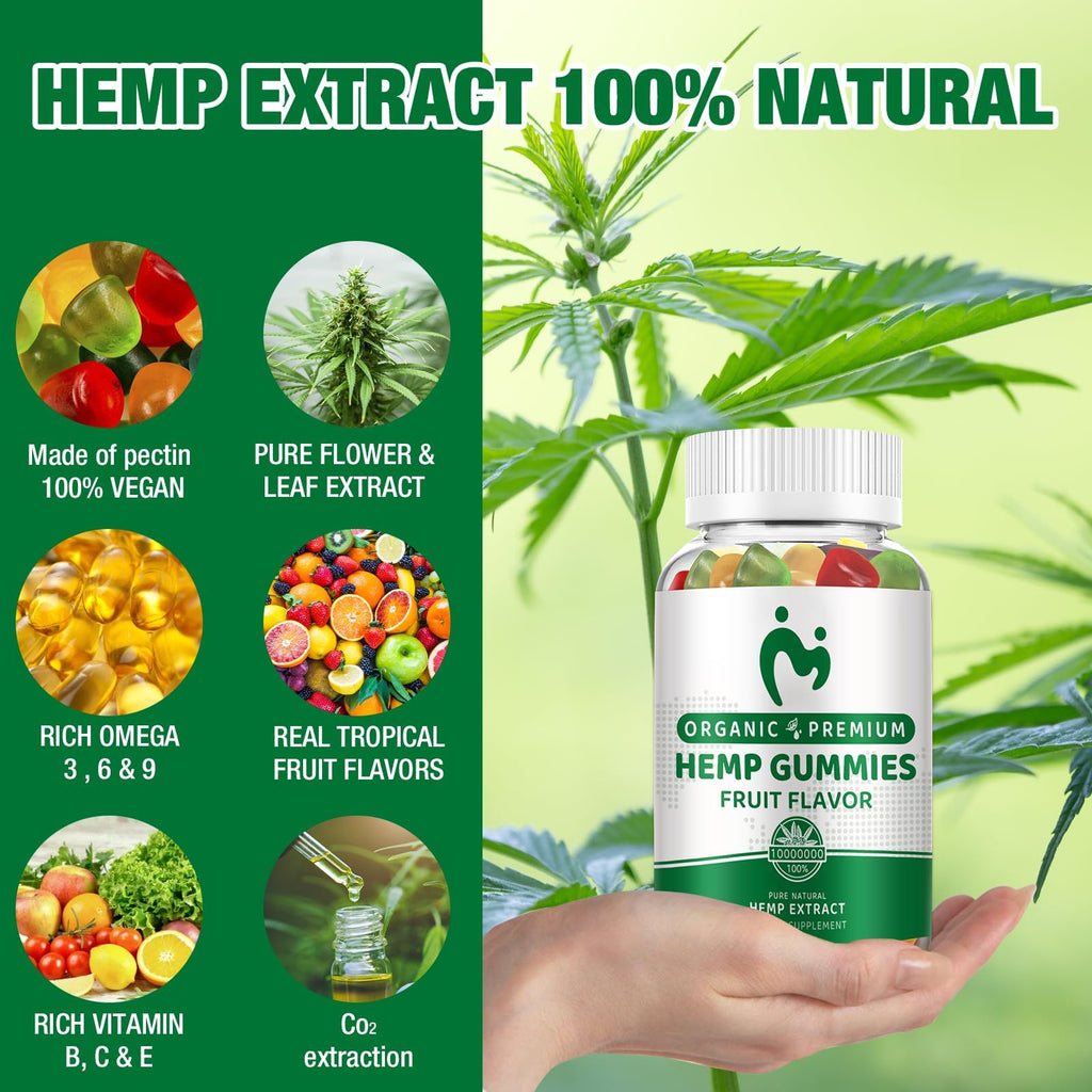 Hemp Gummies Extra Strength 80 Counts P714