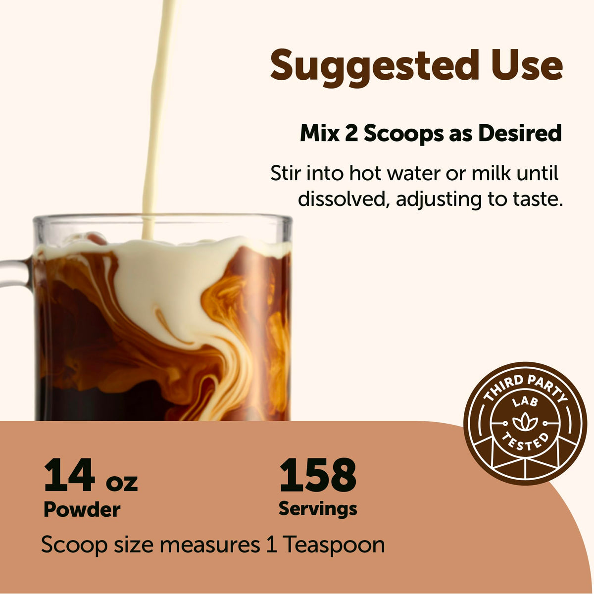 Organic Instant Mushroom Coffee, 14 oz Medium Roast Arabica D914