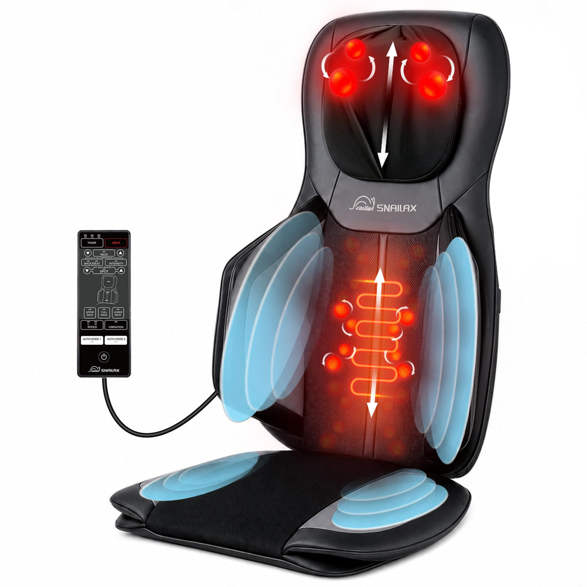 Neck and Back Massager with Heat X306