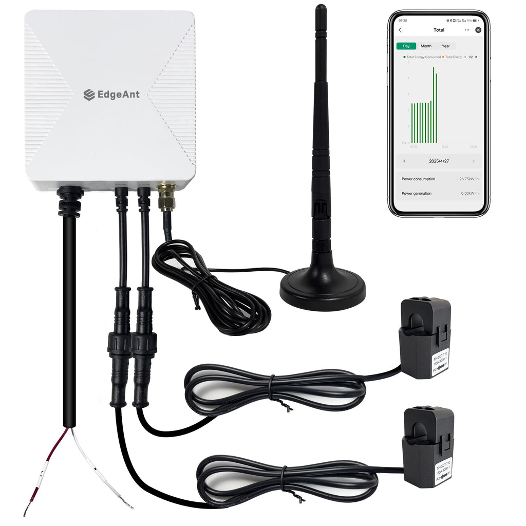WiFi Energy Monitor with 2 * 80A Clamps K715