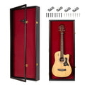 41" Lockable Guitar Display Case with Red Felt Interior E996