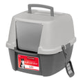 Large Front Door Cat Litter Box Gray L3467