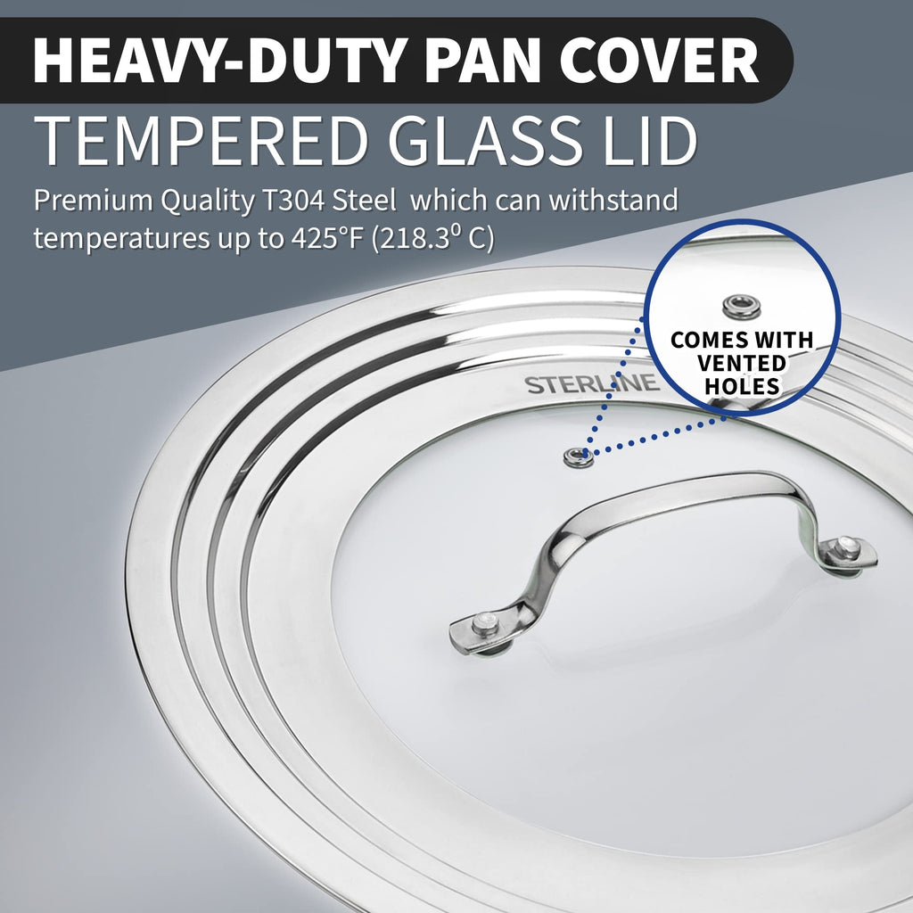 Tempered Glass Universal Lid with Steam Vent R871840