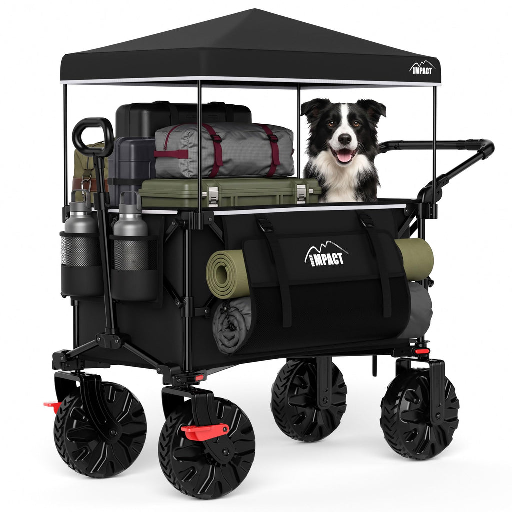 Foldable Push Wagon with Canopy I634