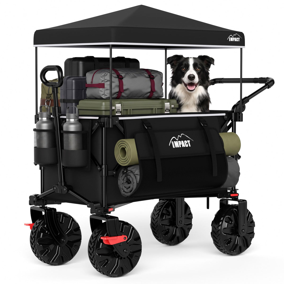 Foldable Push Wagon with Canopy I634