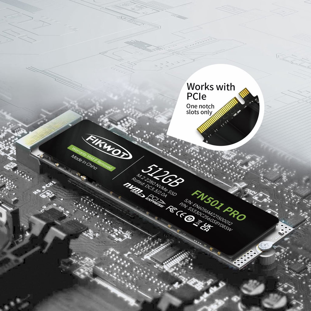 512GB NVMe M.2 2280 PCIe Gen3 x4 Internal Solid State Drive M739731