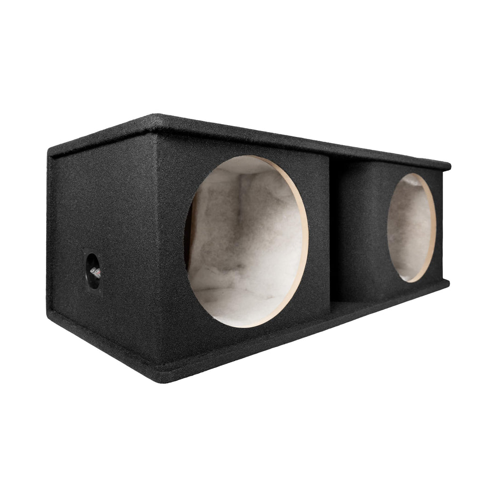 Dual 12" Horn-Ported Car Subwoofer Box V3896