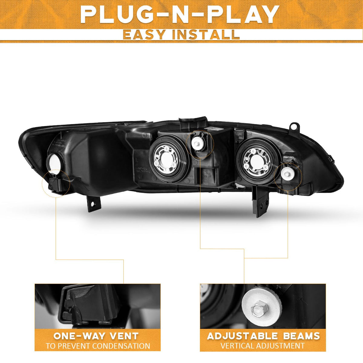 Headlight Assemblies Pair K490607