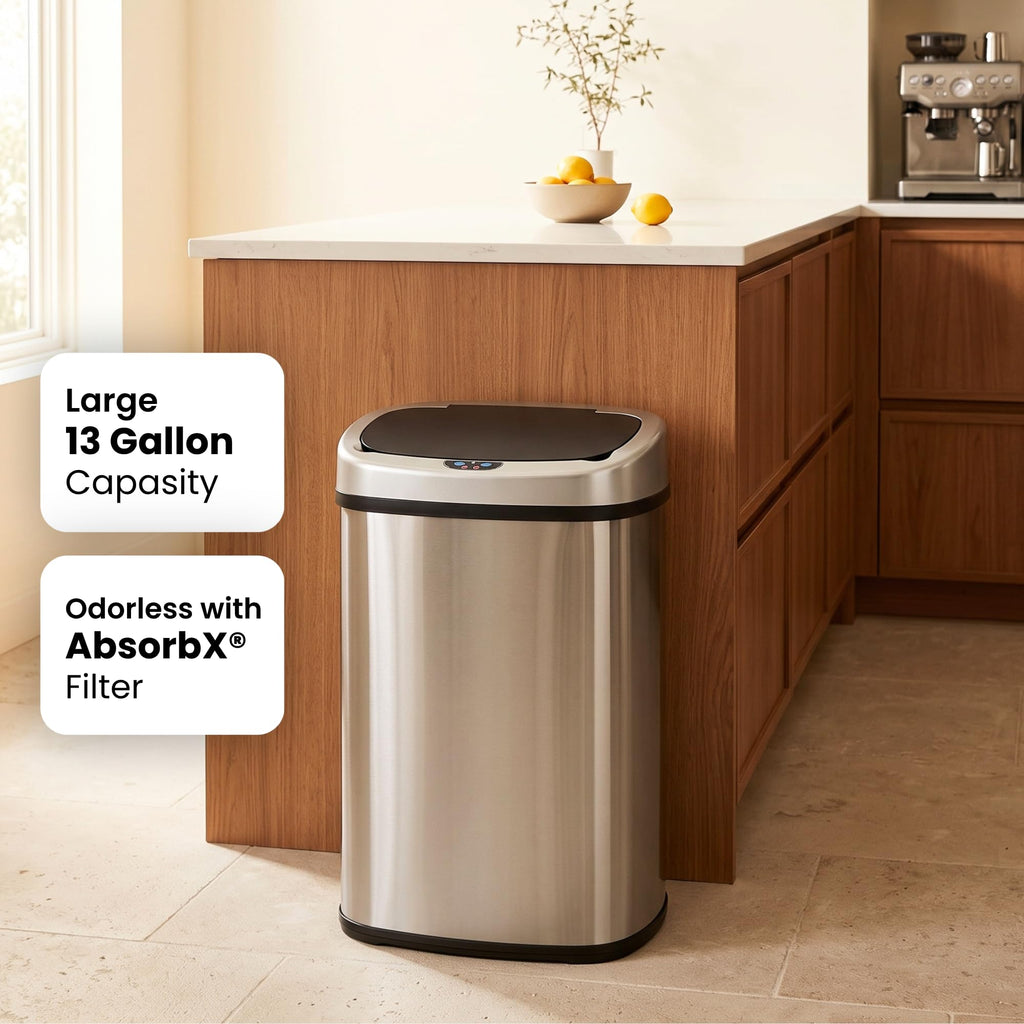 13 G Stainless Steel Sensor Trash Can M619