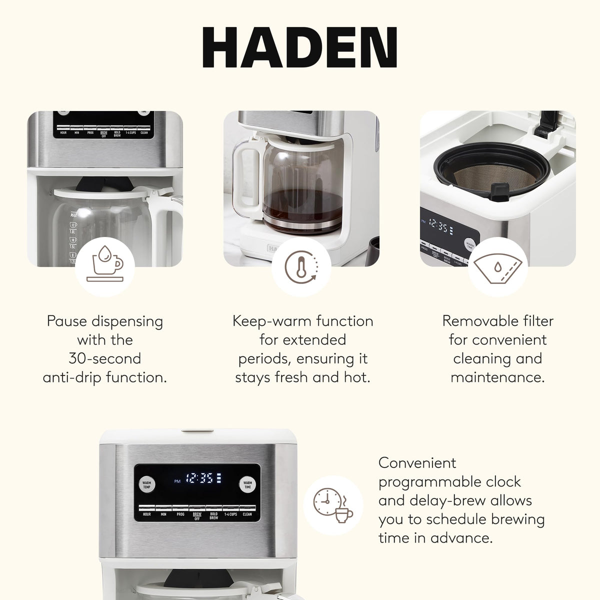 14 Cup Programmable Drip Coffee Maker P544
